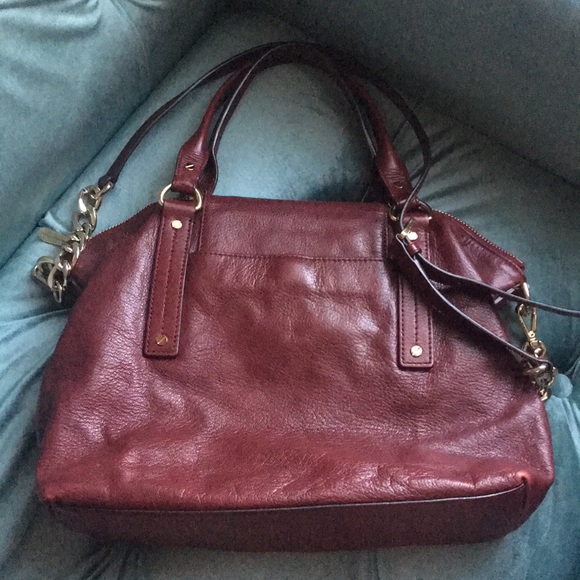 Michael Kors Purse in Buttery Soft Burgundy - Picture 2 of 8